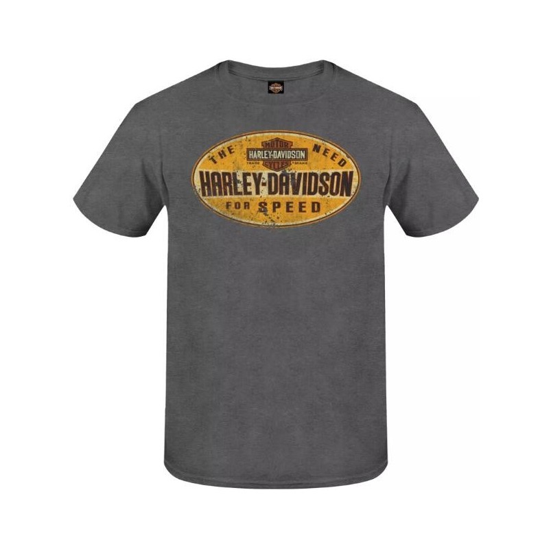 Harley-Davidson men´s T-Shirt Need for Speed grey 3001761-CHAH