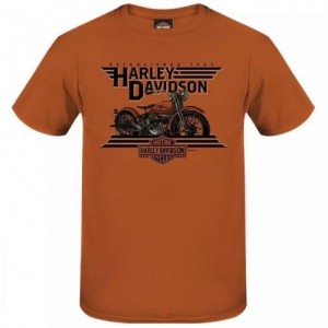 Harley-Davidson men´s T-Shirt Old School orange R004445V