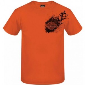 Harley-Davidson men´s T-Shirt Burst orange R004373V