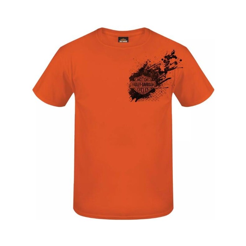 Harley-Davidson men´s T-Shirt Burst orange R004373V