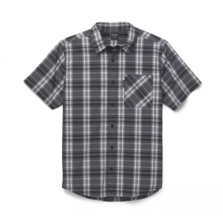 Harley-Davidson shortsleeve Shirt Plaid Bar & Shield grey 96380-22VM