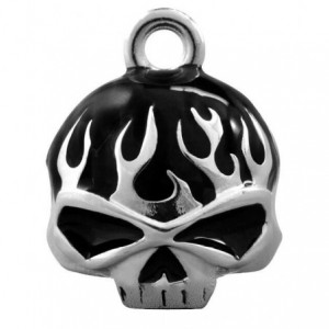 Harley-Davidson Ride Bell Flame Skull black HRB039