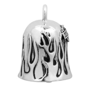 Harley-Davidson Ride Bell Silver Flames Ride HRB031