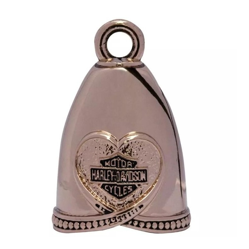 Harley-Davidson Ride Bell Rose Gold Heart HRB089