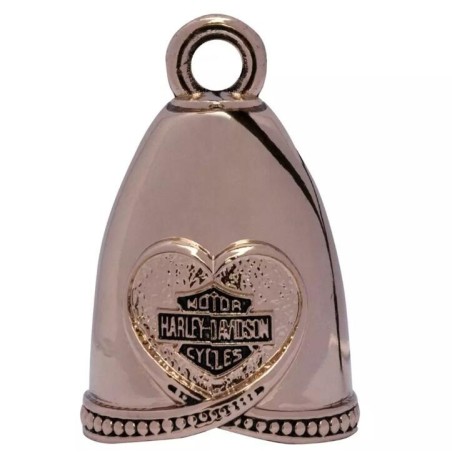 Harley-Davidson Ride Bell Rose Gold Heart HRB089