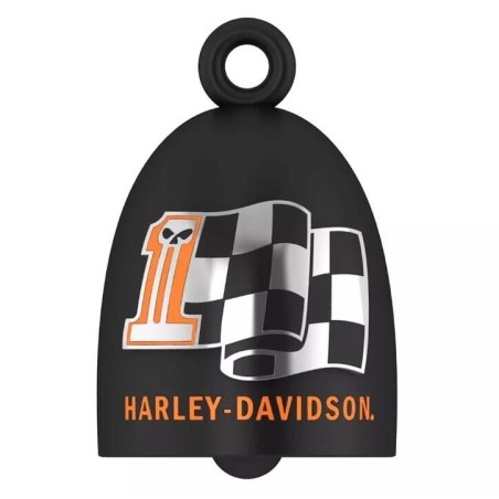 Harley-Davidson Ride Bell Checkered Flag black HRB119