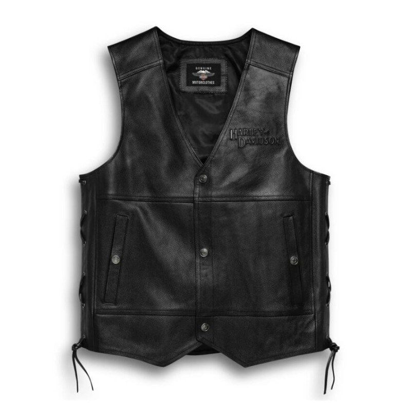 Men's Tradition II Leather Vest|Second hand low price sale