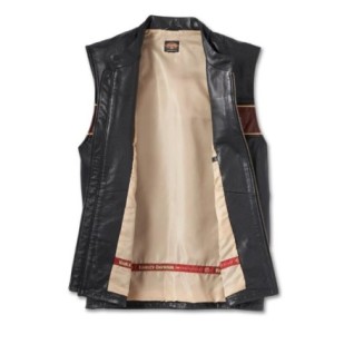 Men's 120th Anniversary Leather Vest|Second hand low price sale