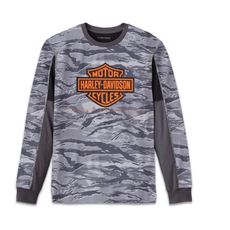 Men's Factory Performance Long Sleeve Tee Camouflage Size 3XL