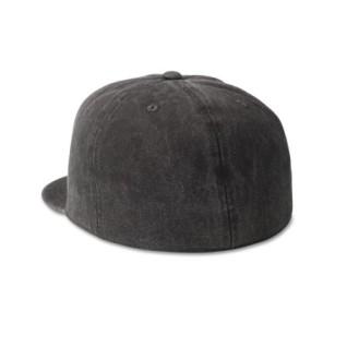 Bar Shield Washed Fitted Cap - Black Beauty In Stock Size XL