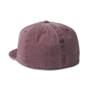 Bar Shield Washed Fitted Cap - Decadent Chocolate In Stock Size S