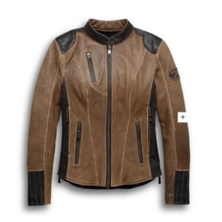 Women's H-D Triple Vent System Gallun Leather Riding Jacket