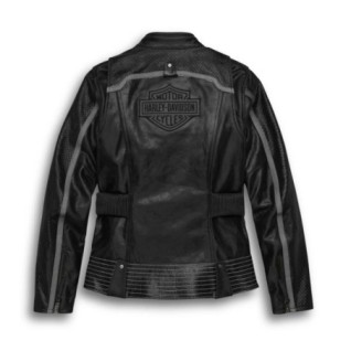 Women's Hairpin Leather Jacket