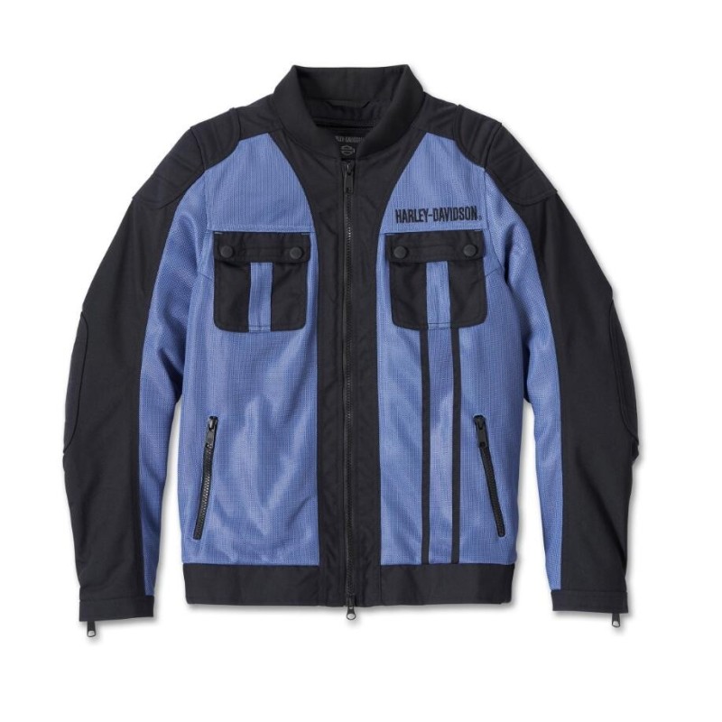 Women's Zephyr Mesh Riding Jacket w/ Zip-Out Liner - Colony Blue