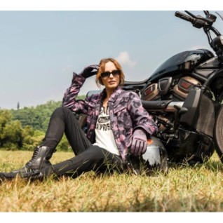 Women's Operative Riding Shirt Jacket - Camo