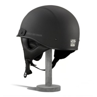 Lucid Ultra-Light Sun Shield J03 Half Helmet - Matte Black