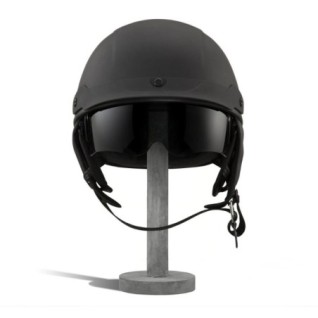 Lucid Ultra-Light Sun Shield J03 Half Helmet - Matte Black