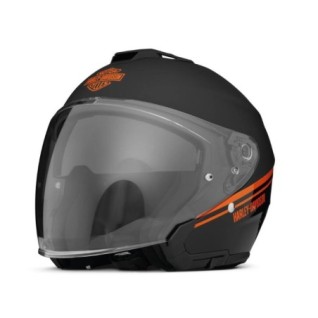 Maywood II Sun Shield H33 3/4 Helmet - Gloss Black/Matte Black Size L