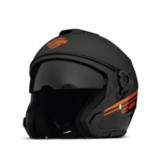 Maywood II Sun Shield H33 3/4 Helmet - Gloss Black/Matte Black Size L