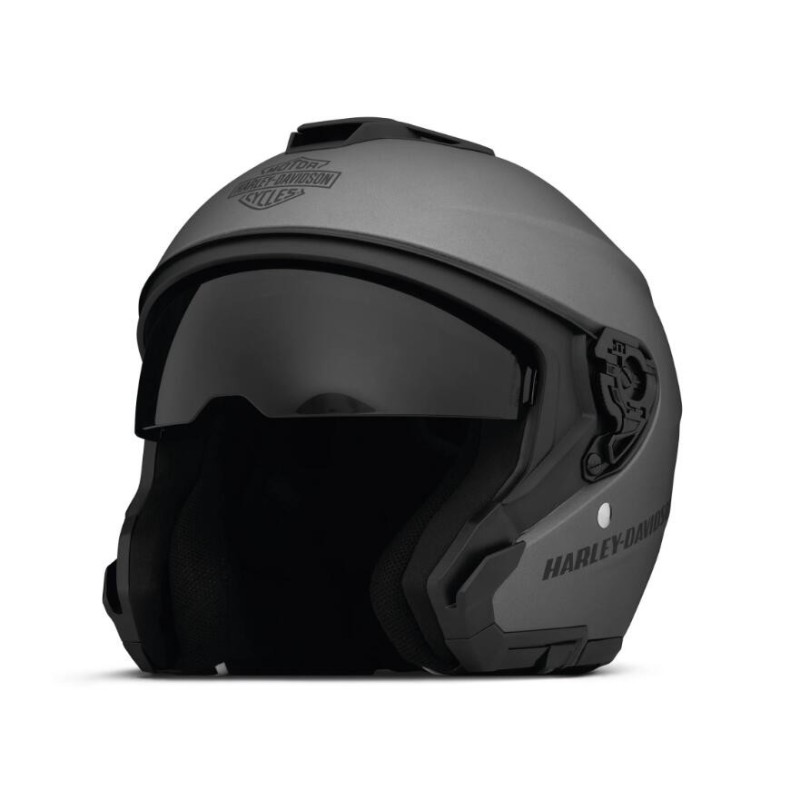 Maywood II Sun Shield H33 3/4 Helmet - Matte Black Silver Size L