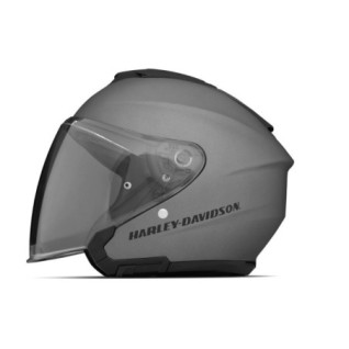 Maywood II Sun Shield H33 3/4 Helmet - Matte Black Silver Size L