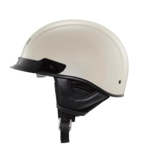 Busby Ultra-Light Sun Shield J03 1/2 Helmet White Sand Pearl Gloss