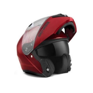 Capstone Sun Shield II H31 Modular Helmet - Billiard Red