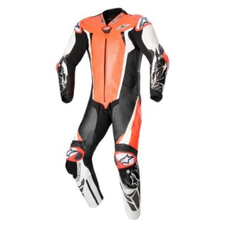 Alpinestar RACING ABSOLUTE V2 LEATHER SUIT - 1PC Orange Size 50