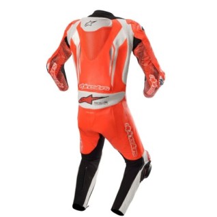 RACING ABSOLUTE 1-PIECE LEATHER SUIT TECH-AIR COMPATIBLE Red Size 52