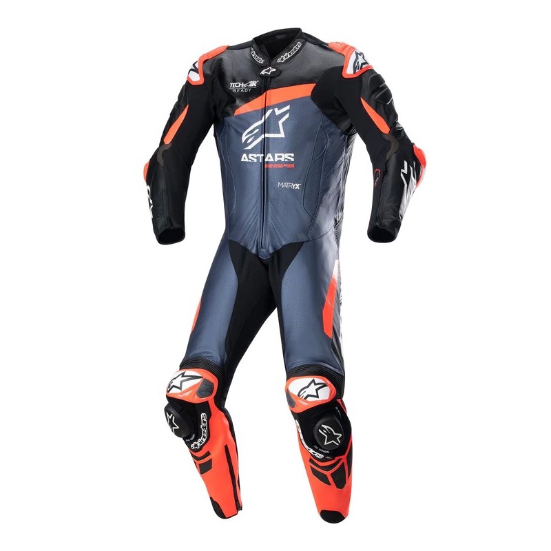 Alpinestar GP PLUS V4 LEATHER SUIT - 1PC Dark Blue Size 54